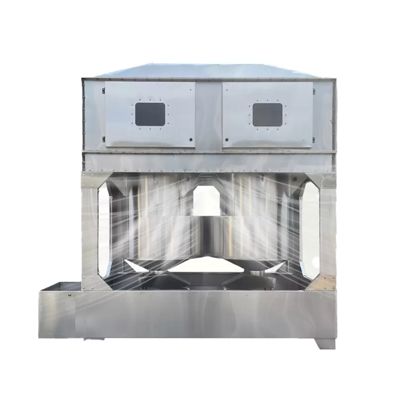 Cyclone hybrid desulfurization tower