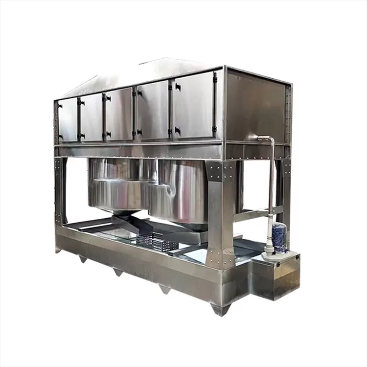 Cyclone hybrid desulfurization tower